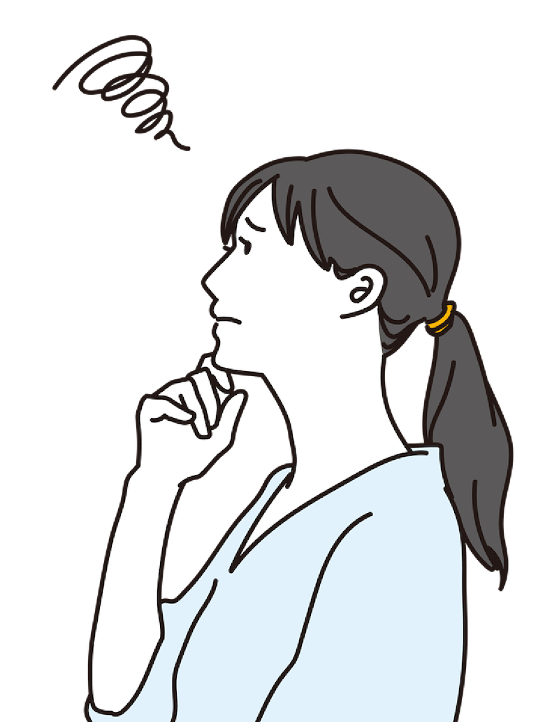 悩んでいる女性